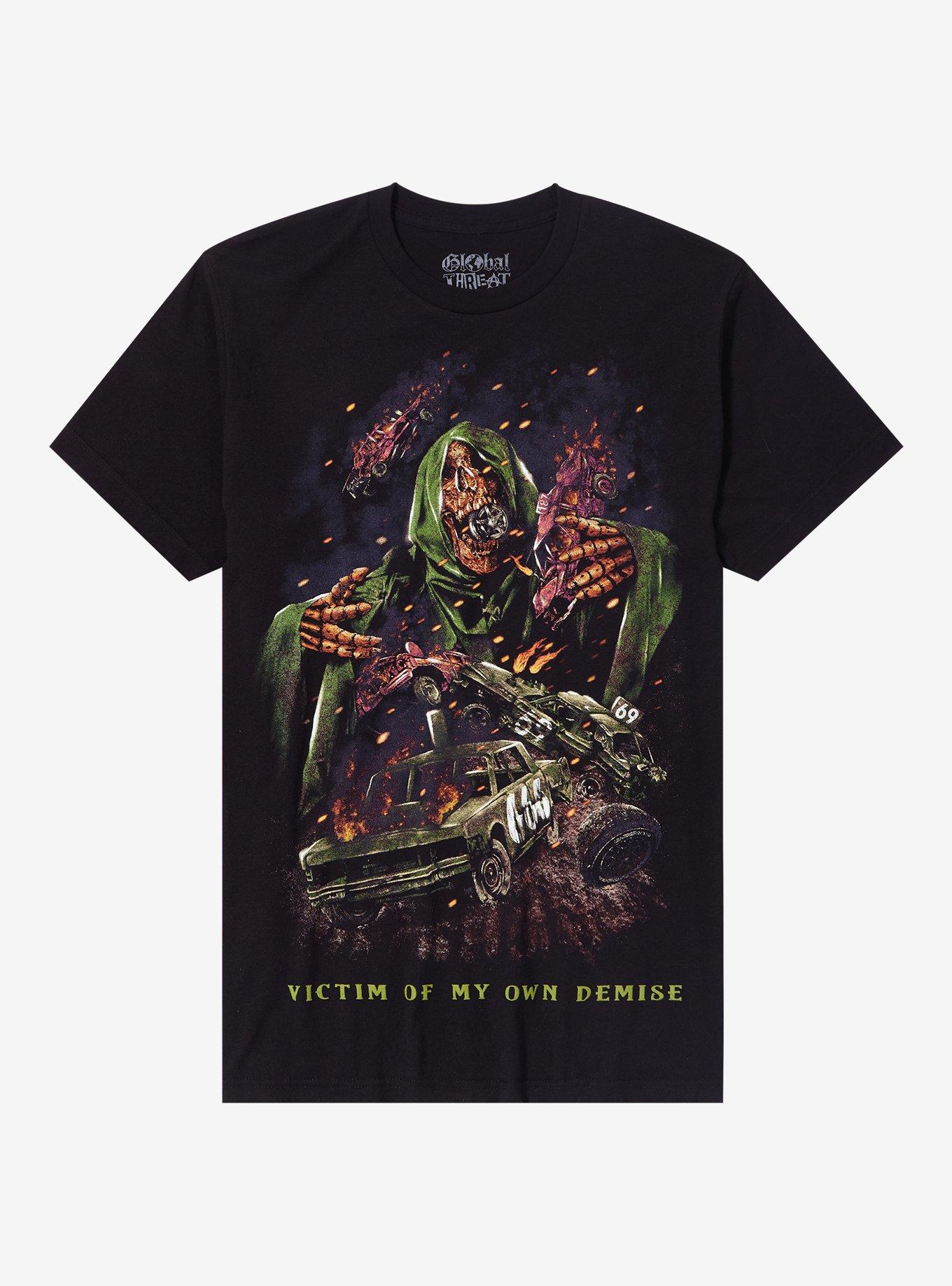 Victim Of Own Demise By Global Threat T-Shirt | Trending Graphic Tee For Fans