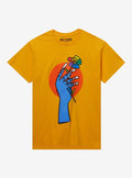 Acrylic Nails & Rainbow Flower By Cozcon T-Shirt | Trending Graphic Tee For Fans