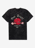 Hot Stuff The Little Devil Smoking Hot Head Mineral Wash T-Shirt | Trending Graphic Tee For Fans