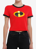 Disney Pixar The Incredibles Costume Girls Ringer Baby T-Shirt | Trending Graphic Tee For Fans