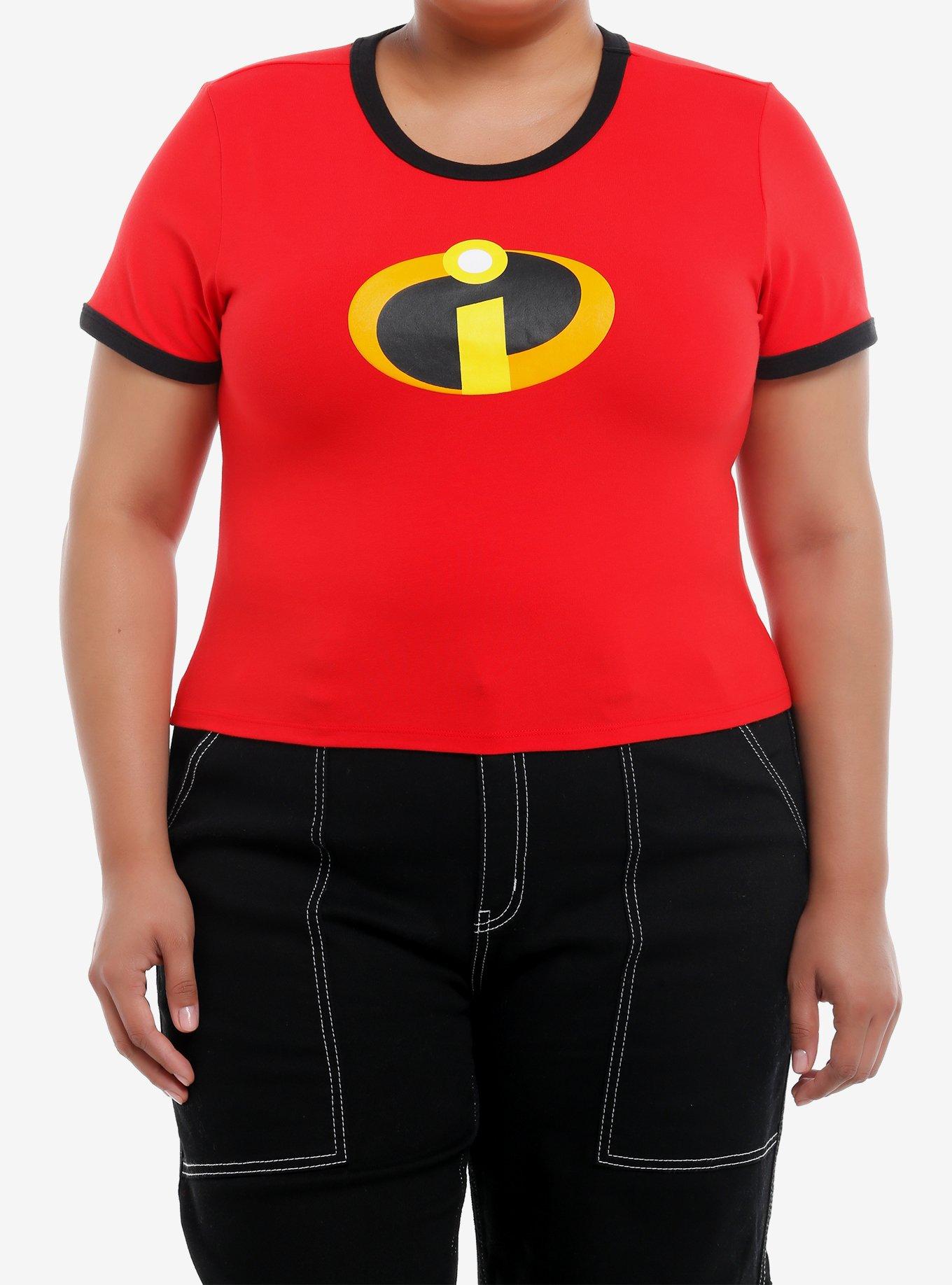 Disney Pixar The Incredibles Costume Girls Ringer Baby Plus Size T-Shirt | Trending Graphic Tee For Fans