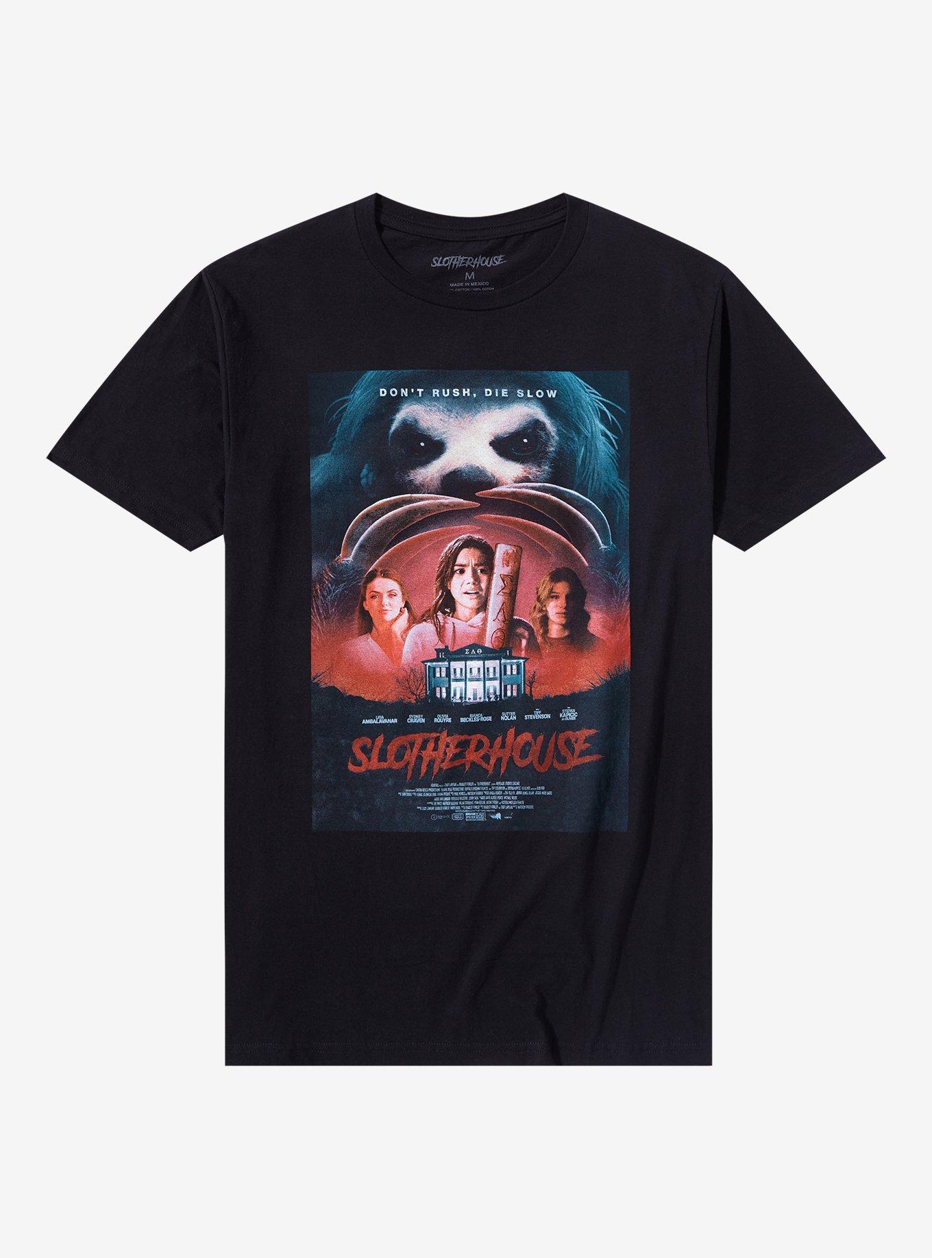 Slotherhouse Group Poster T-Shirt | Trending Graphic Tee For Fans
