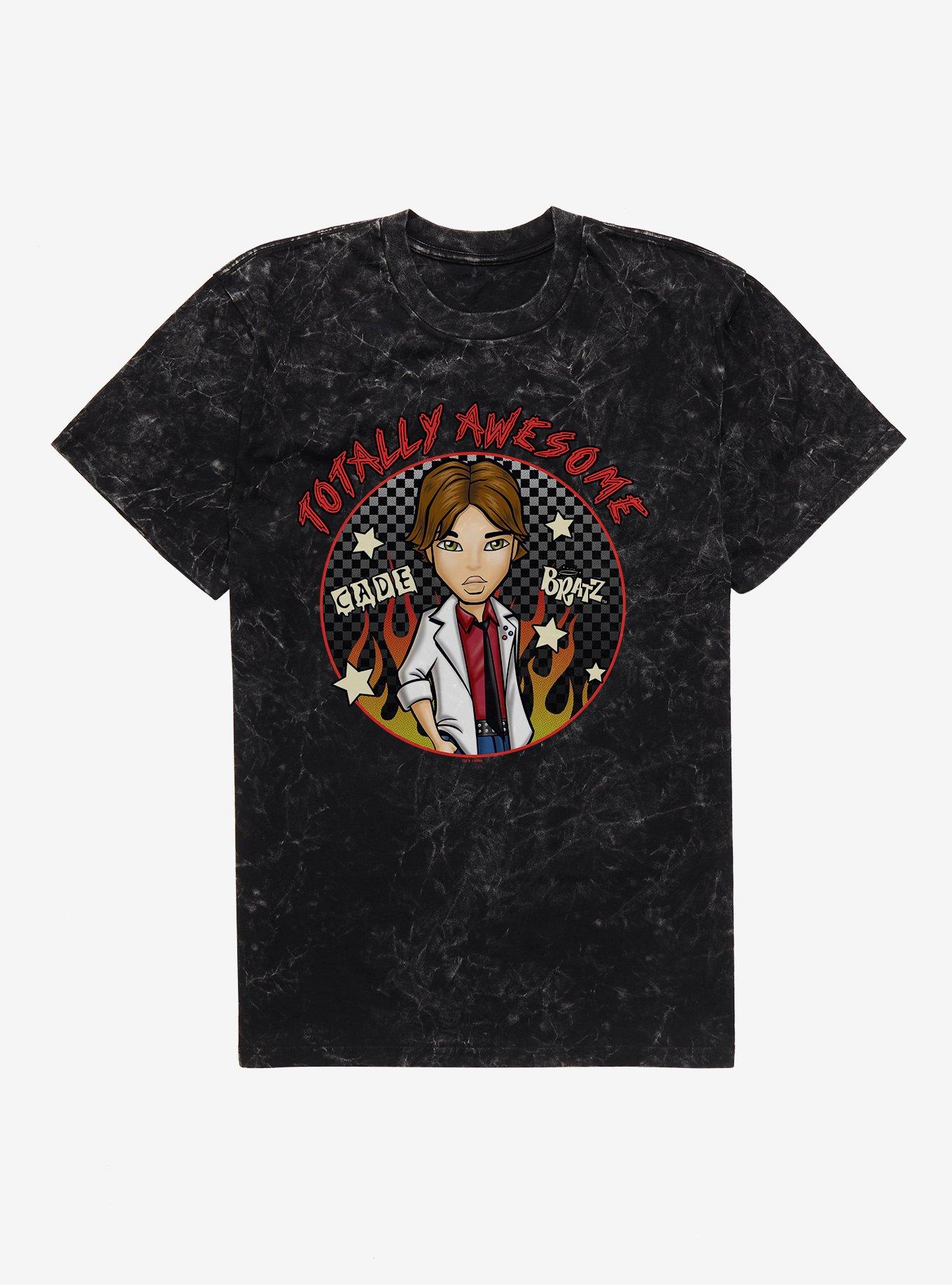Bratz Totally Awesome Cade Mineral Wash T-Shirt | Trending Graphic Tee For Fans