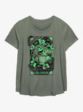Disney Nightmare Before Christmas Oogie Boogie Wheel Of Fortune Girls Plus Size T-Shirt | Trending Graphic Tee For Fans