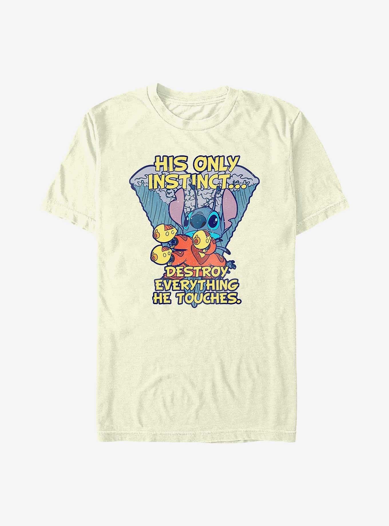 Disney Lilo & Stitch Stitch Destroy Everything T-Shirt | Trending Graphic Tee For Fans