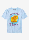 Kitten The Rizzler Blue Wash T-Shirt | Trending Graphic Tee For Fans