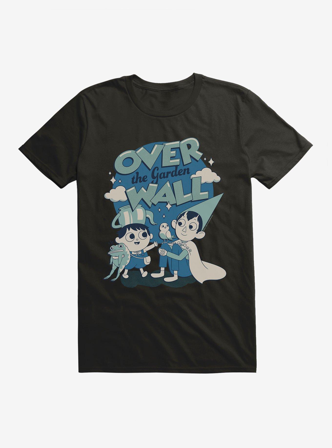 Over The Garden Wall Blue Monochrome Group T-Shirt | Trending Graphic Tee For Fans