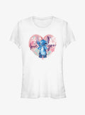 Disney Lilo & Stitch Love You Stitch Girls T-Shirt | Trending Graphic Tee For Fans