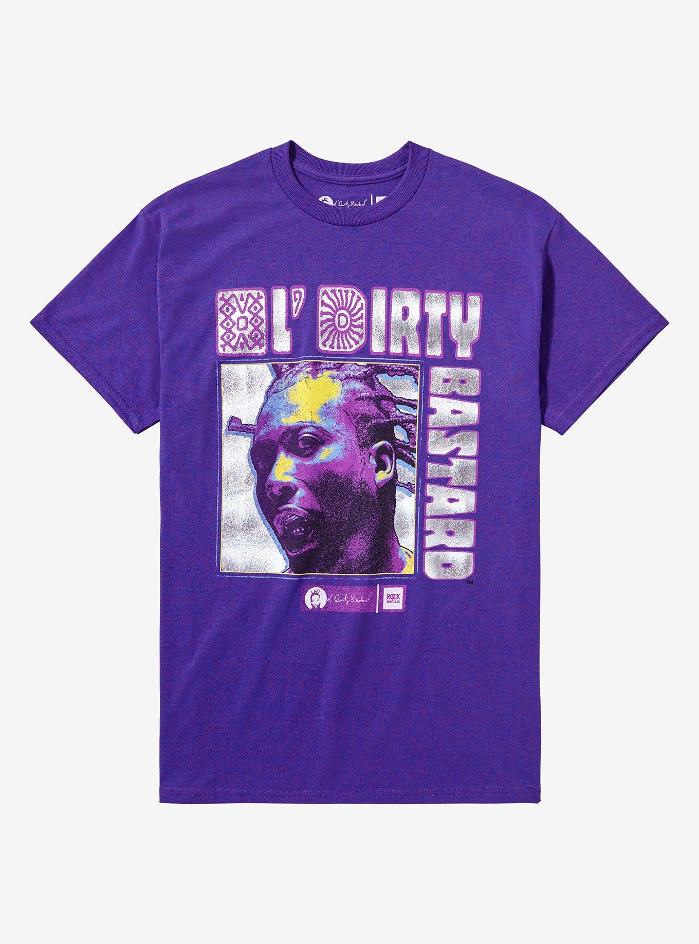 Ol' Dirty Bastard Oil Slick Boyfriend Fit Girls T-Shirt | Trending Graphic Tee For Fans