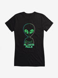 Aliens Rule Girls T-Shirt | Trending Graphic Tee For Fans