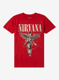Nirvana In Utero Red Boyfriend Fit Girls T-Shirt | Trending Graphic Tee For Fans