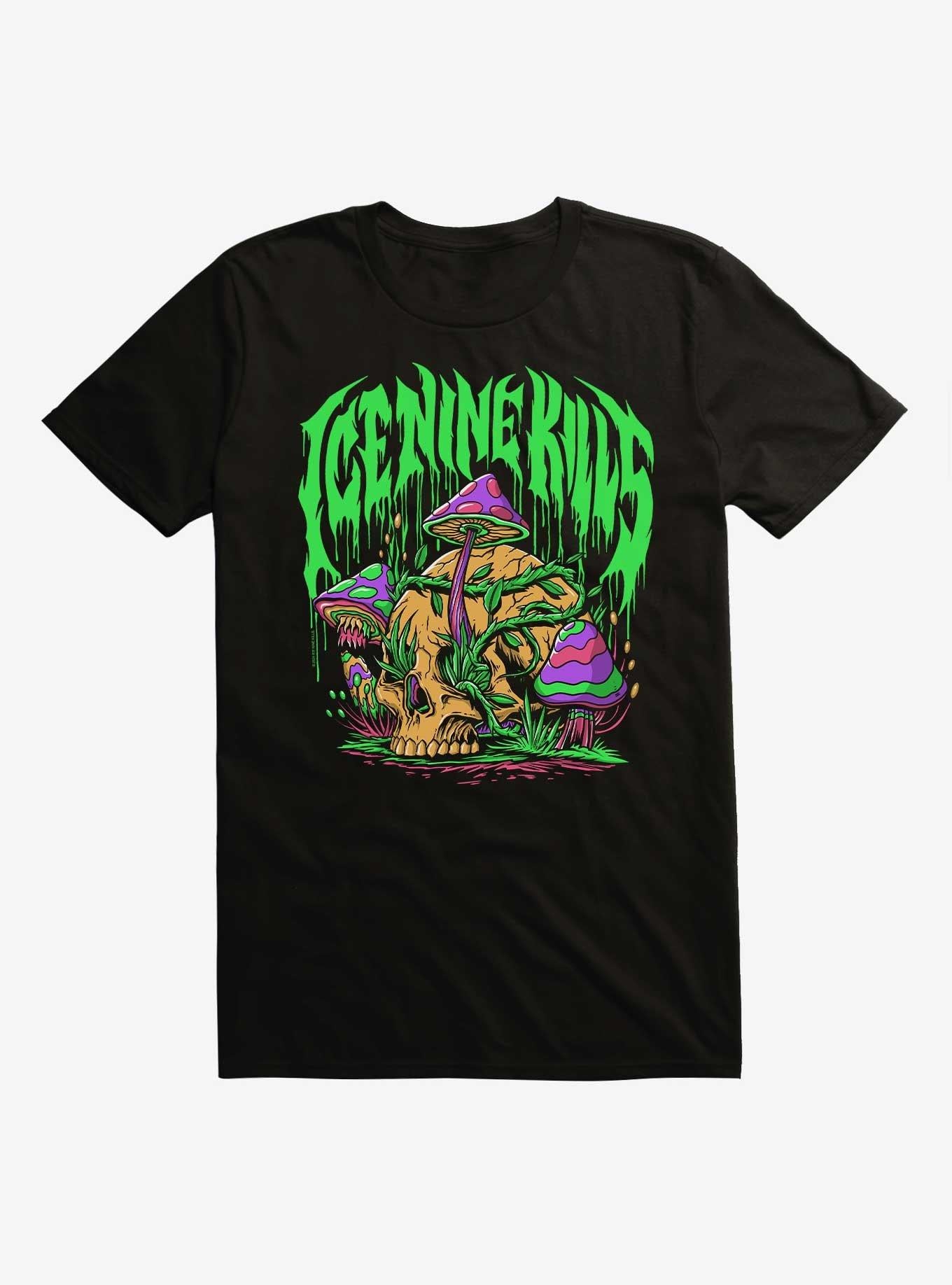 Ice Nine Kills Mushroom Skull T-Shirt | Trending Graphic Tee For Fans