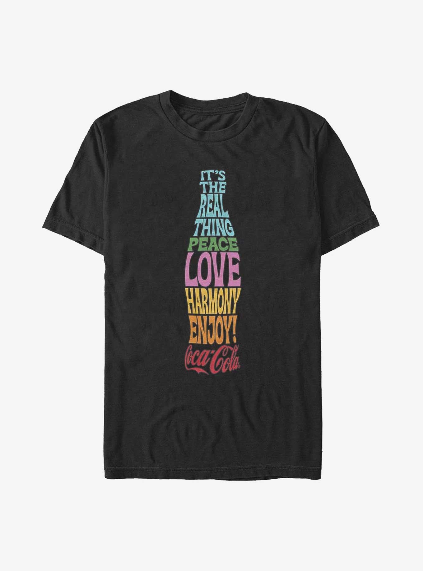Coca-Cola Word Bottle T-Shirt | Trending Graphic Tee For Fans