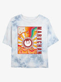Maruchan Live Deliciously Tie-Dye Girls Crop T-Shirt | Trending Graphic Tee For Fans