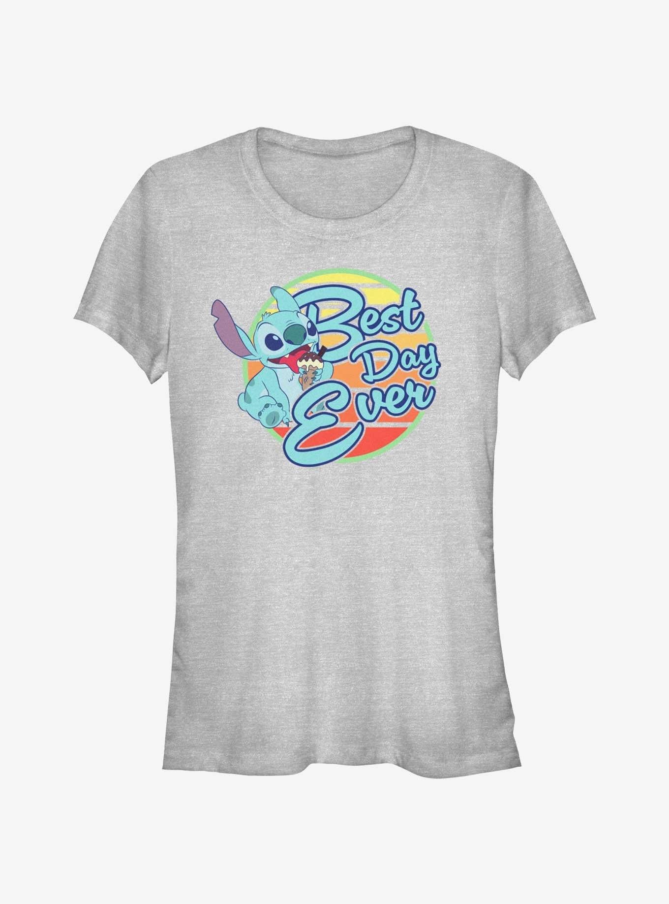 Disney Lilo & Stitch Best Day Ever Girls T-Shirt | Trending Graphic Tee For Fans