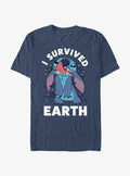 Disney Lilo & Stitch I Survived Earth T-Shirt | Trending Graphic Tee For Fans