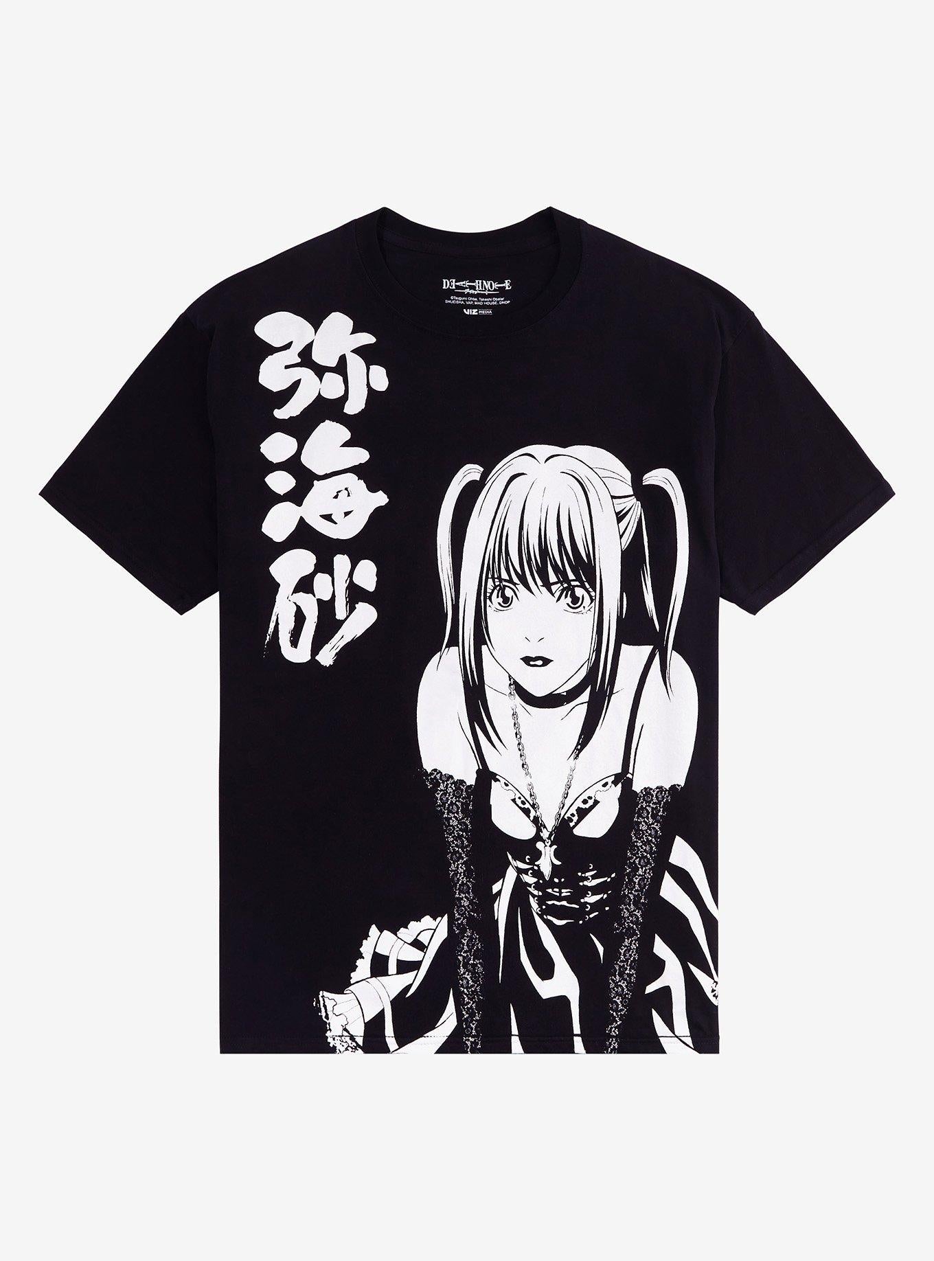Death Note Misa Black & White T-Shirt | Trending Graphic Tee For Fans