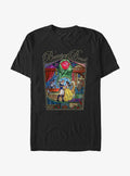 Disney Beauty and the Beast Stained Glass Story T-Shirt | Trending Graphic Tee For Fans