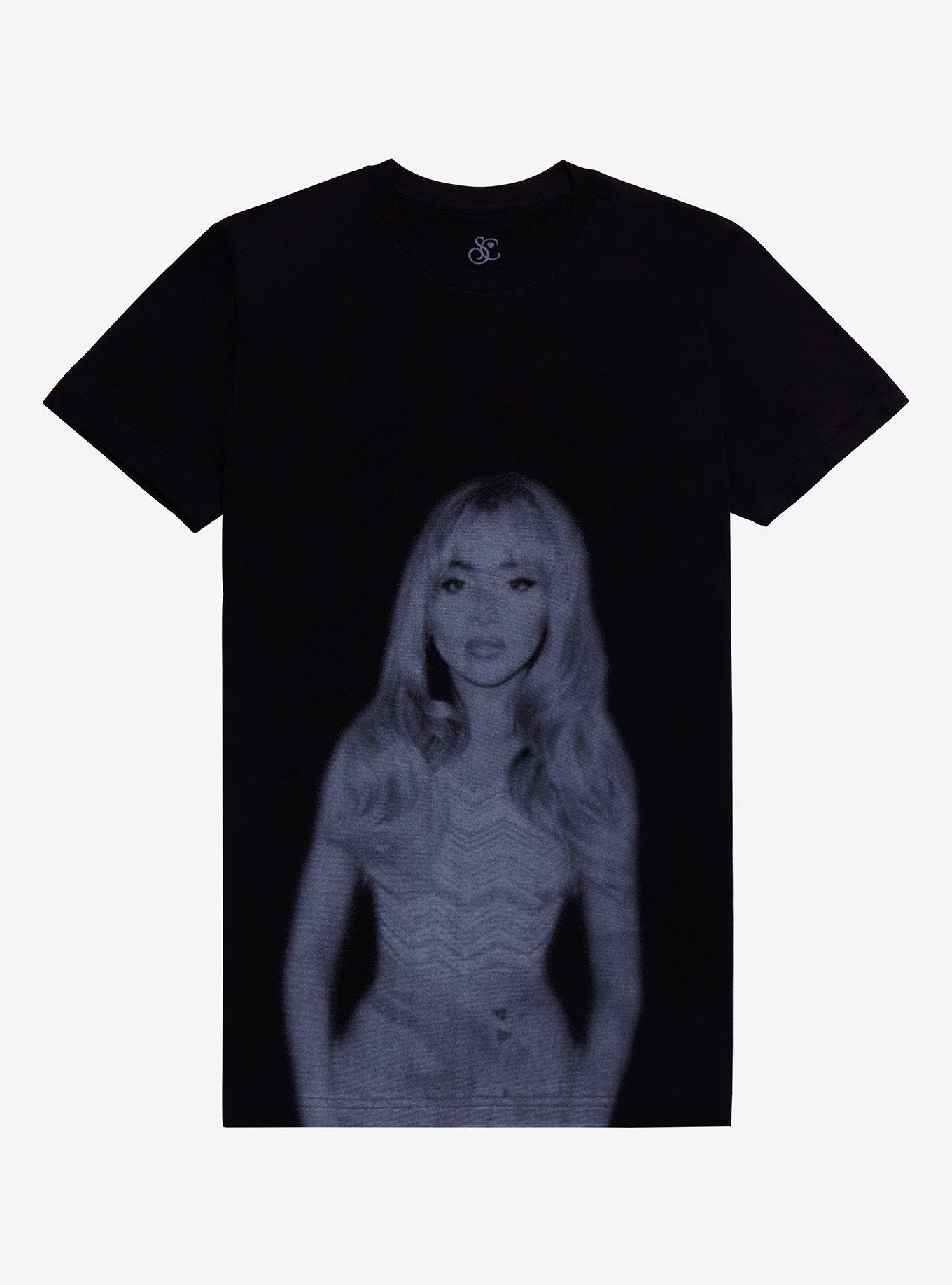 Sabrina Carpenter Black & White Portrait T-Shirt | Trending Graphic Tee For Fans