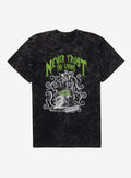 Beetlejuice Never Trust The Living Mineral Wash T-Shirt | Trending Graphic Tee For Fans