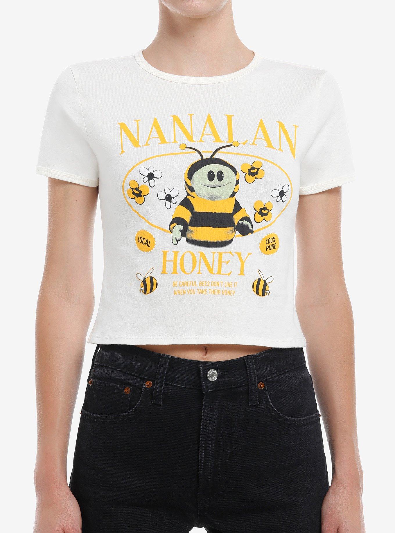 Nanalan' Honey Bee Girls Baby T-Shirt | Trending Graphic Tee For Fans