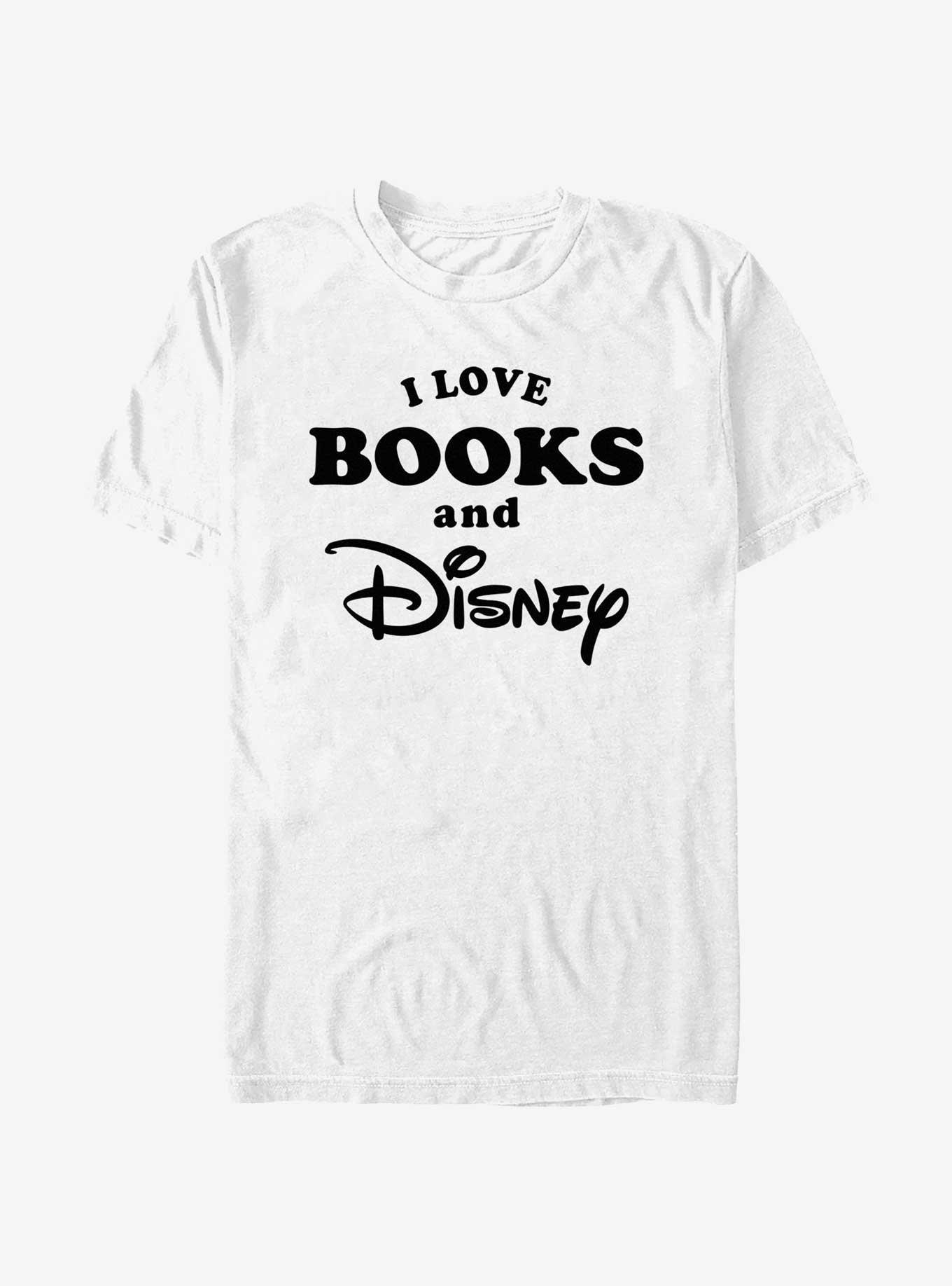 Disney I Love Books and Disney T-Shirt | Trending Graphic Tee For Fans