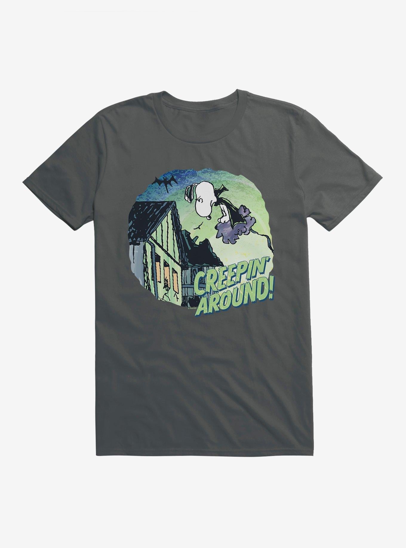 Peanuts Creepin' Around Snoopy T-Shirt | Trending Graphic Tee For Fans