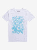 Hatsune Miku Blue Line Art T-Shirt | Trending Graphic Tee For Fans