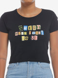 Social Collision Sweet When I Want To Be Girls Baby T-Shirt | Trending Graphic Tee For Fans