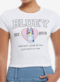 Bluey Varsity Girls Baby T-Shirt | Trending Graphic Tee For Fans