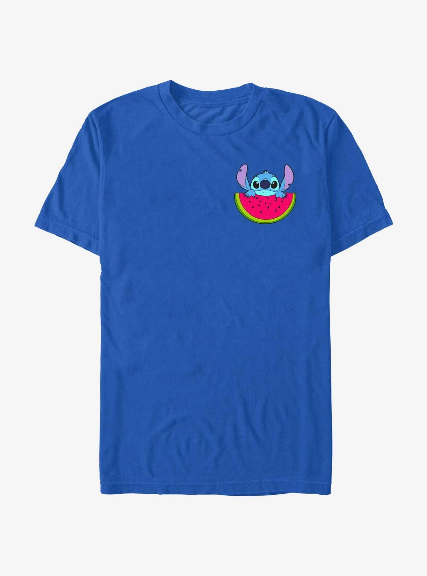 Disney Lilo & Stitch Watermelon Pocket T-Shirt | Trending Graphic Tee For Fans