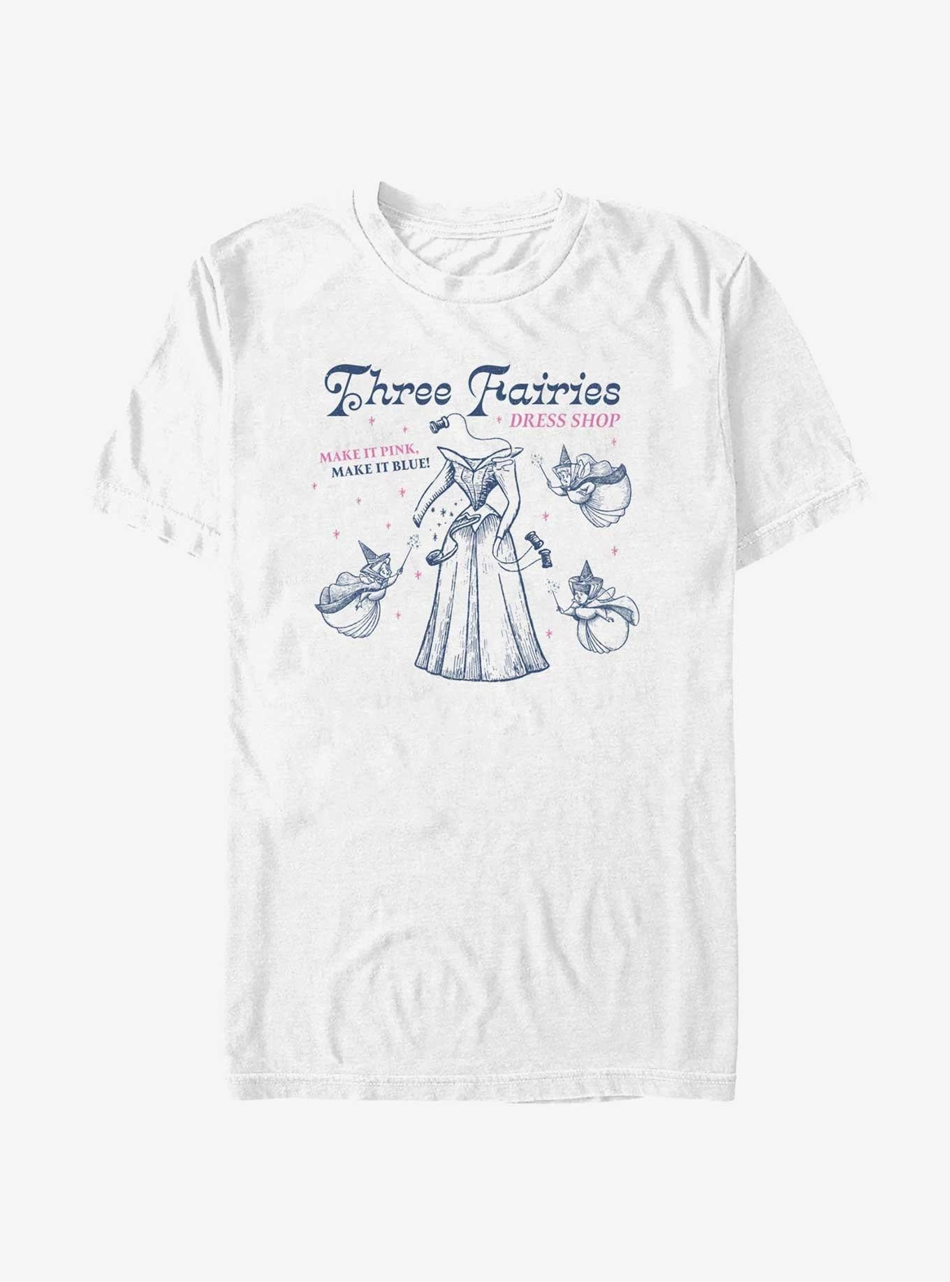 Disney Sleeping Beauty Fairy Dress Shop T-Shirt | Trending Graphic Tee For Fans