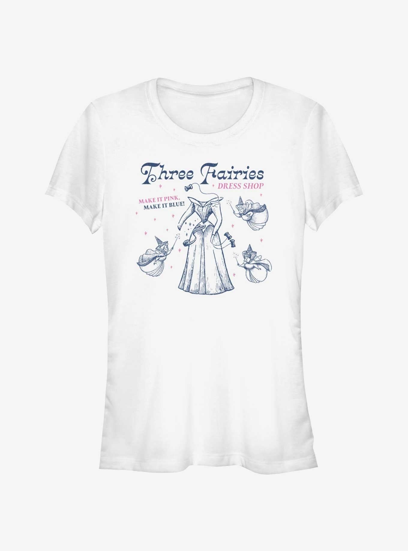 Disney Sleeping Beauty Fairy Dress Shop Girls T-Shirt | Trending Graphic Tee For Fans