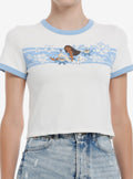 Her Universe Disney Moana Blue Girls Ringer Baby T-Shirt | Trending Graphic Tee For Fans