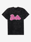 Barbie Glam Logo Mineral Wash T-Shirt | Trending Graphic Tee For Fans