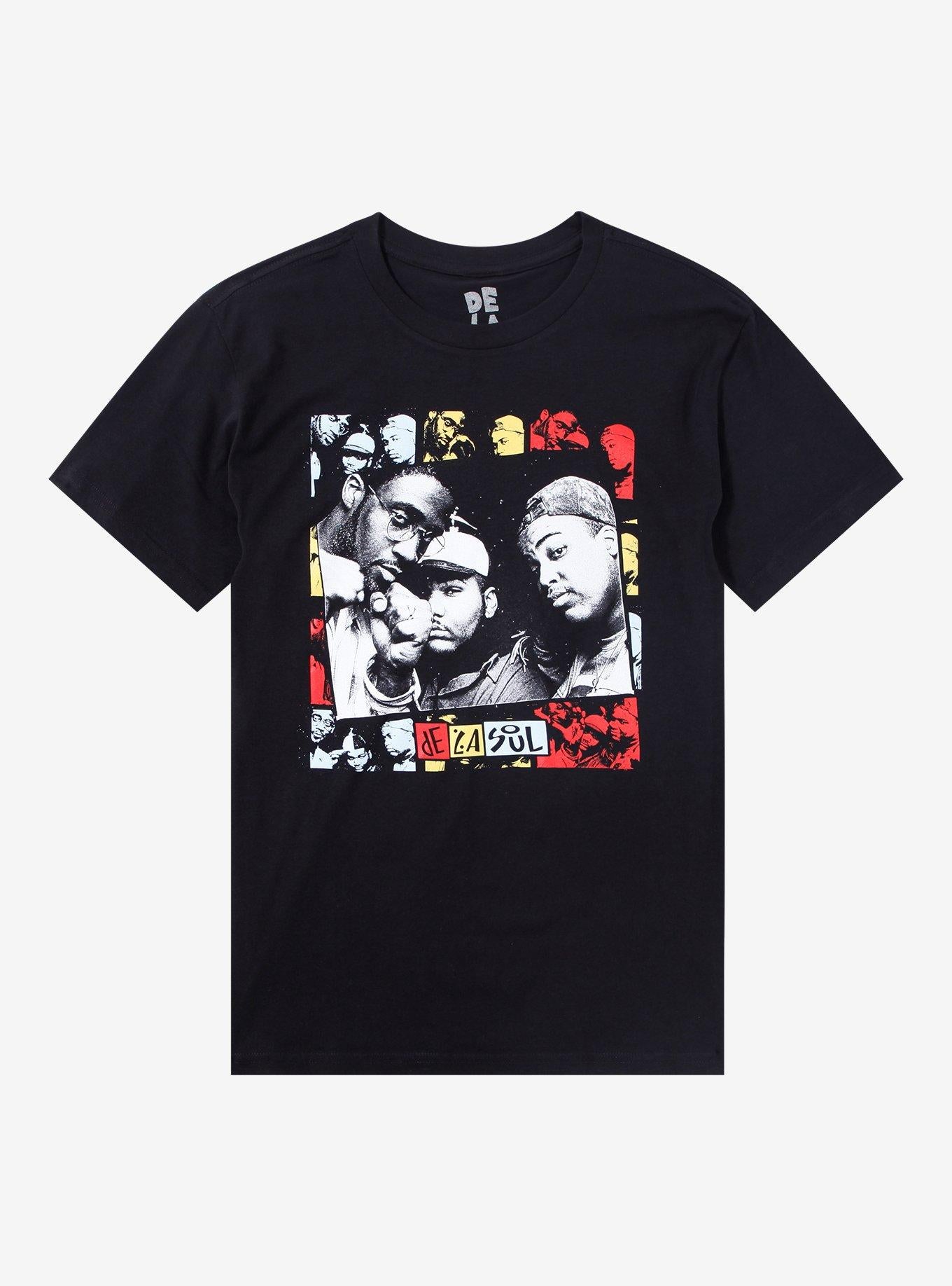De La Soul Trio Photo Collage T-Shirt | Trending Graphic Tee For Fans