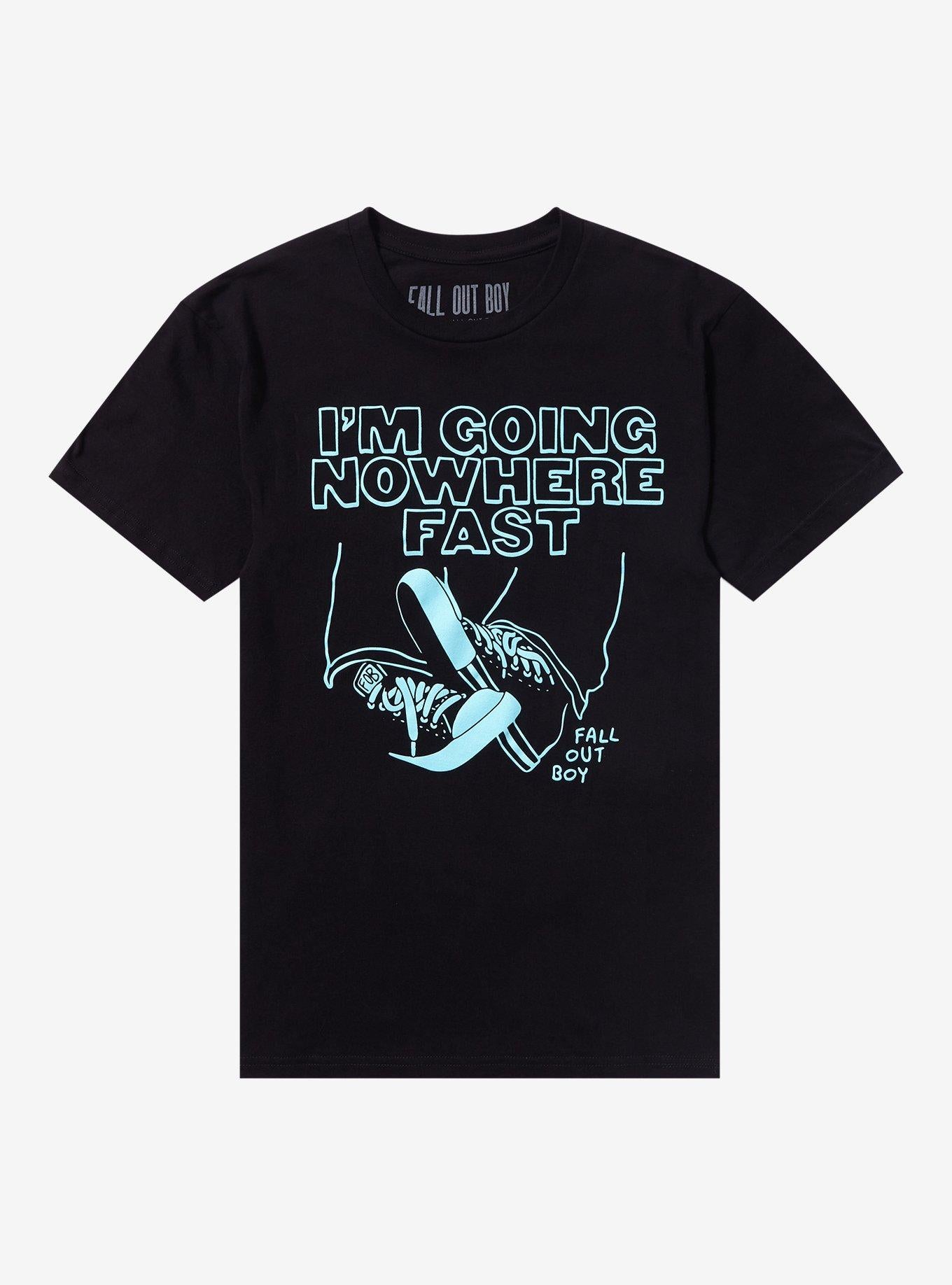 Fall Out Boy Going Nowhere Fast Boyfriend Fit Girls T-Shirt | Trending Graphic Tee For Fans