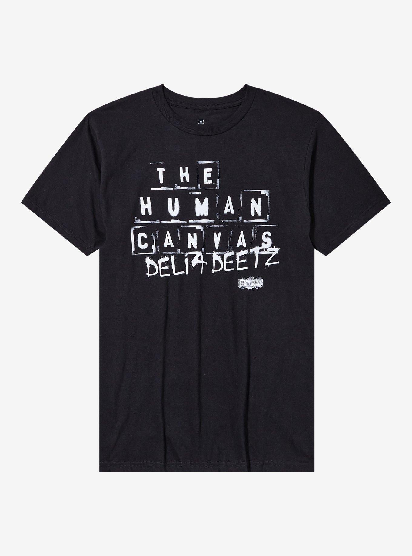 Beetlejuice Beetlejuice Delia Deetz The Human Canvas T-Shirt | Trending Graphic Tee For Fans