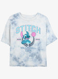 Disney Lilo & Stitch Volleyball Team Girls Tie-Dye Crop T-Shirt | Trending Graphic Tee For Fans
