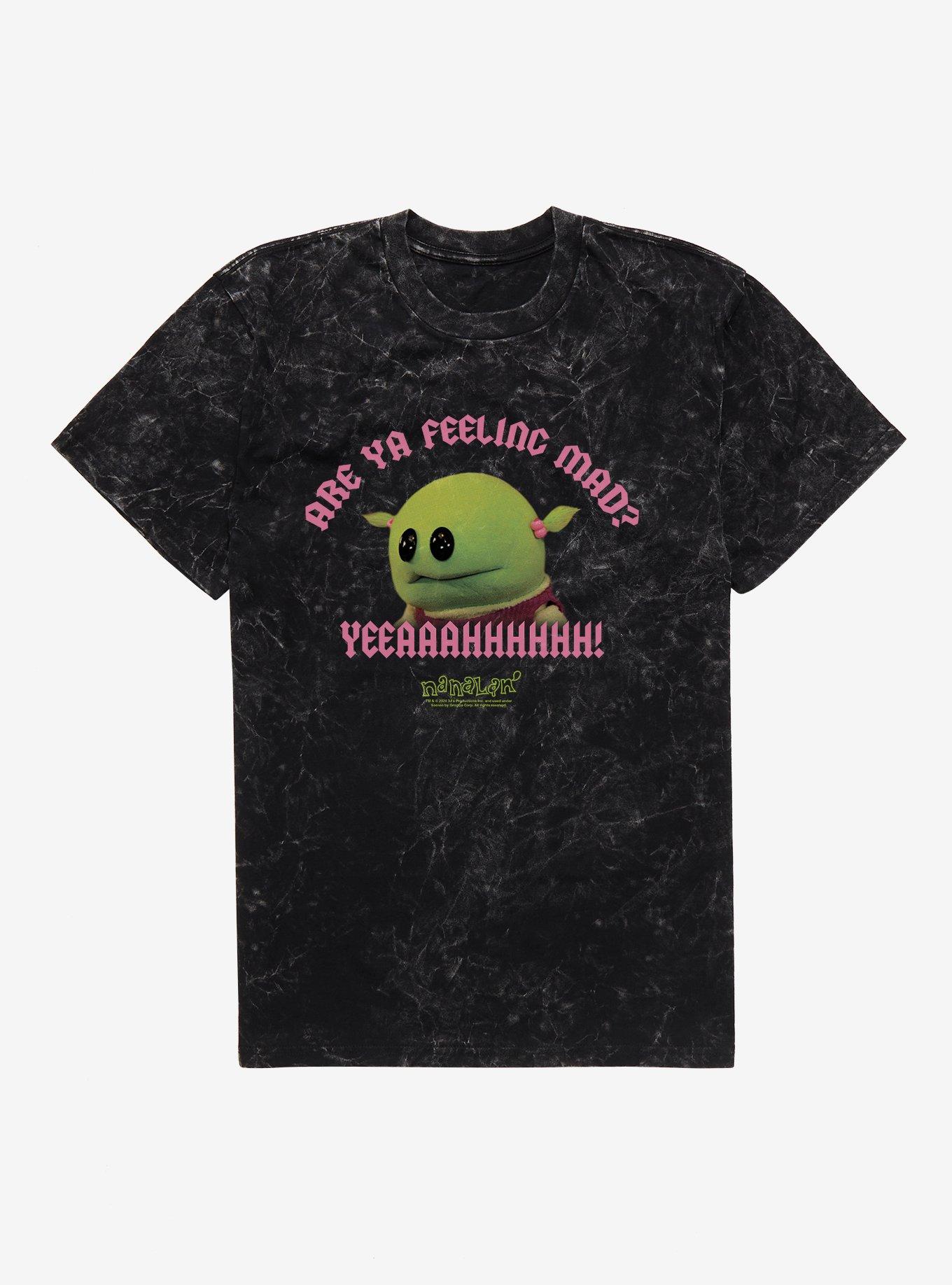 Nanlan Are Ya Feeling Mad? Mineral Wash T-Shirt | Trending Graphic Tee For Fans