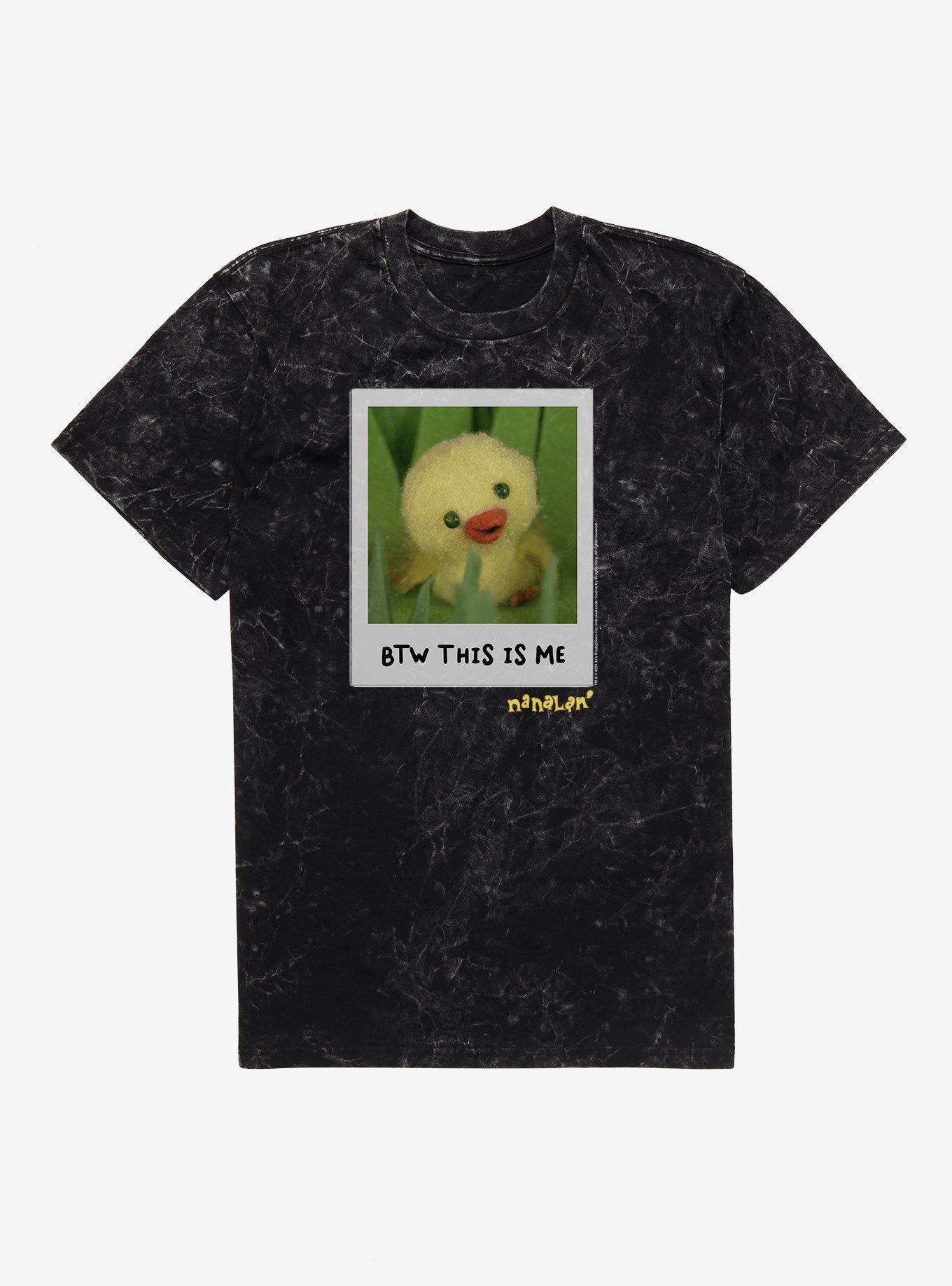 Nanlan BTW This Is Me Mineral Wash T-Shirt | Trending Graphic Tee For Fans