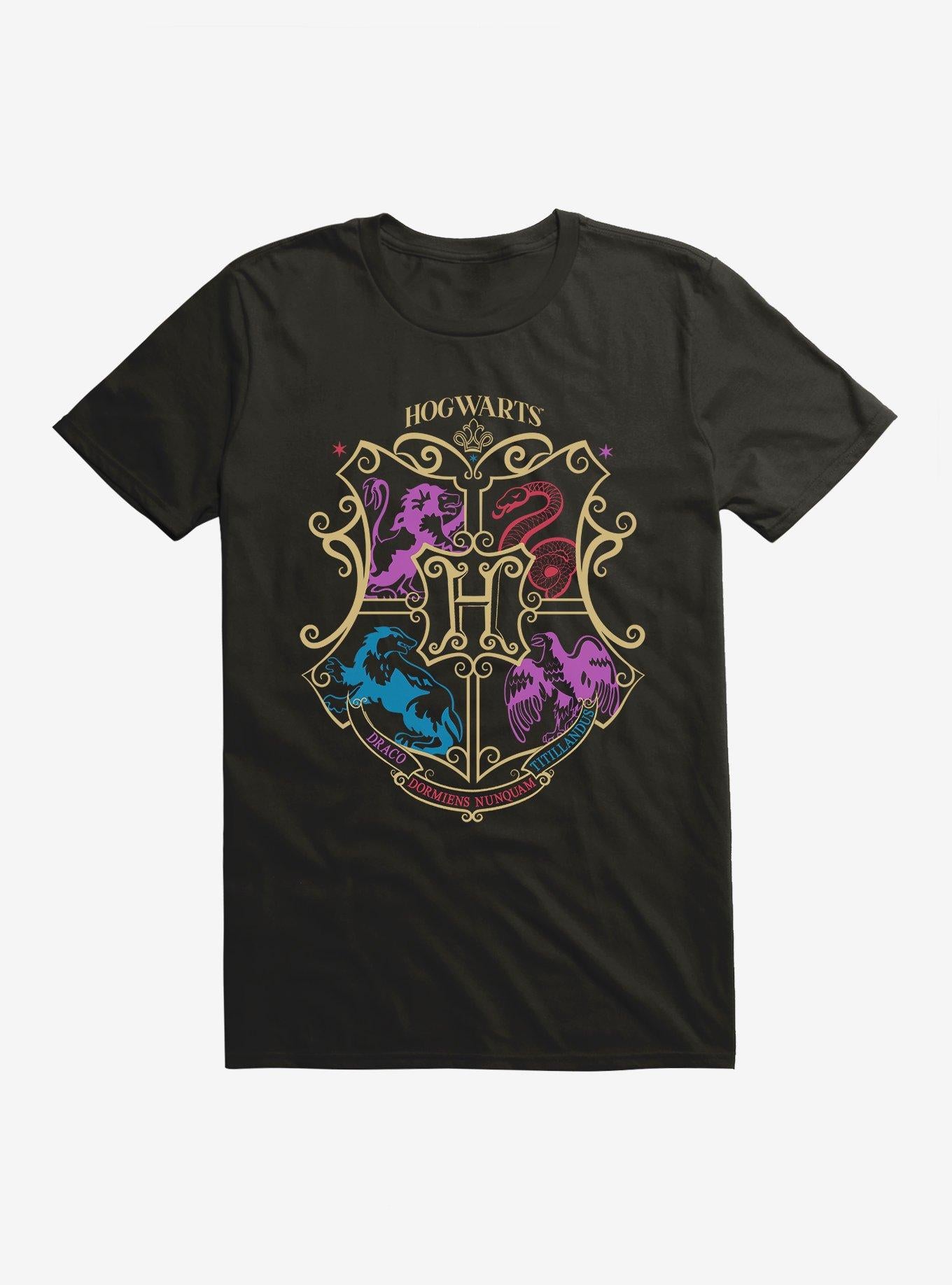 Harry Potter Color Shield T-Shirt | Trending Graphic Tee For Fans