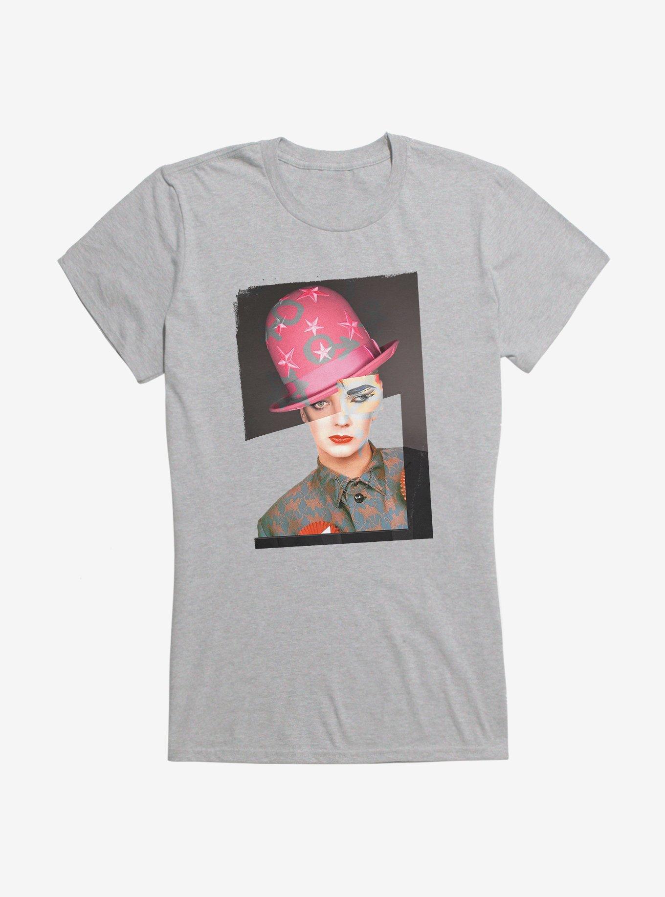 Boy George & Culture Club Picture Collage Girls T-Shirt | Trending Graphic Tee For Fans