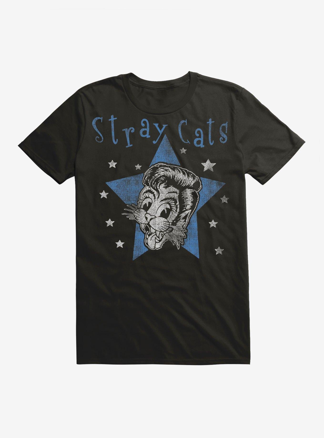 Stray Cats Logo Starts T-Shirt | Trending Graphic Tee For Fans