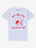 Crying Cat Yelling At Me By FAA Graphica T-Shirt | Trending Graphic Tee For Fans