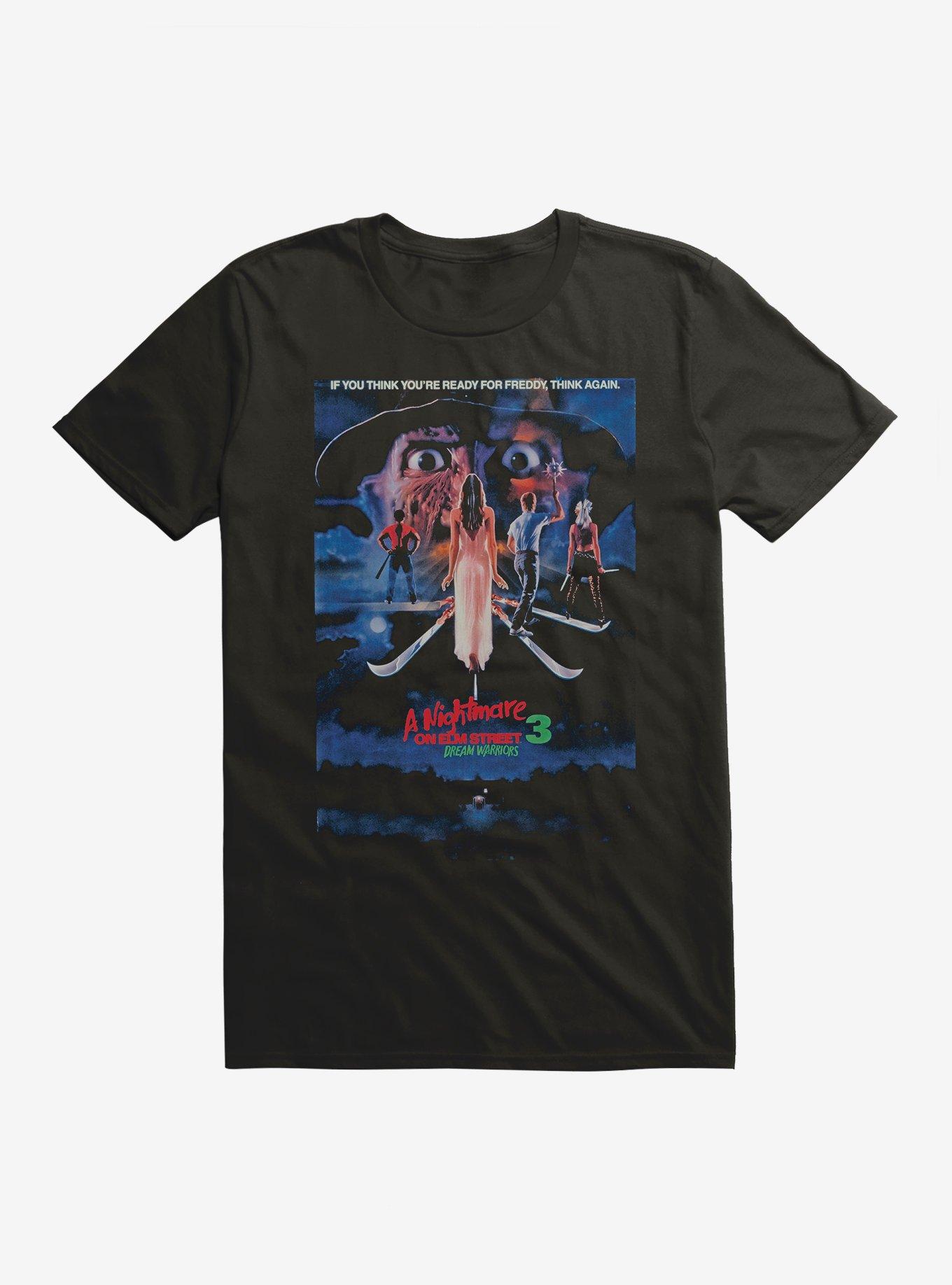 A Nightmare On Elm Street 3 Dream Warriors Poster T-Shirt | Trending Graphic Tee For Fans