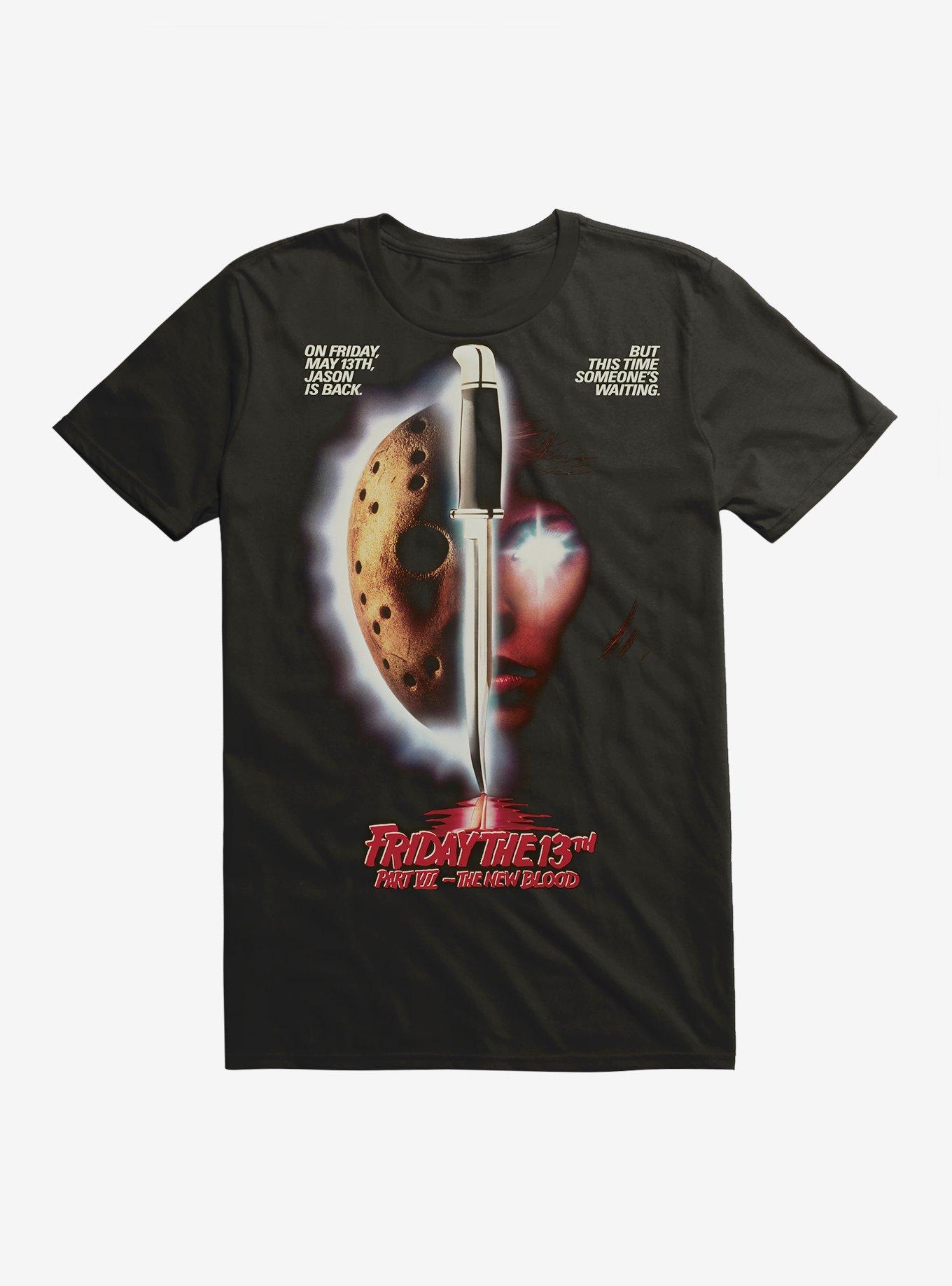 Friday The 13th Part VII The New Blood Poster T-Shirt | Trending Graphic Tee For Fans