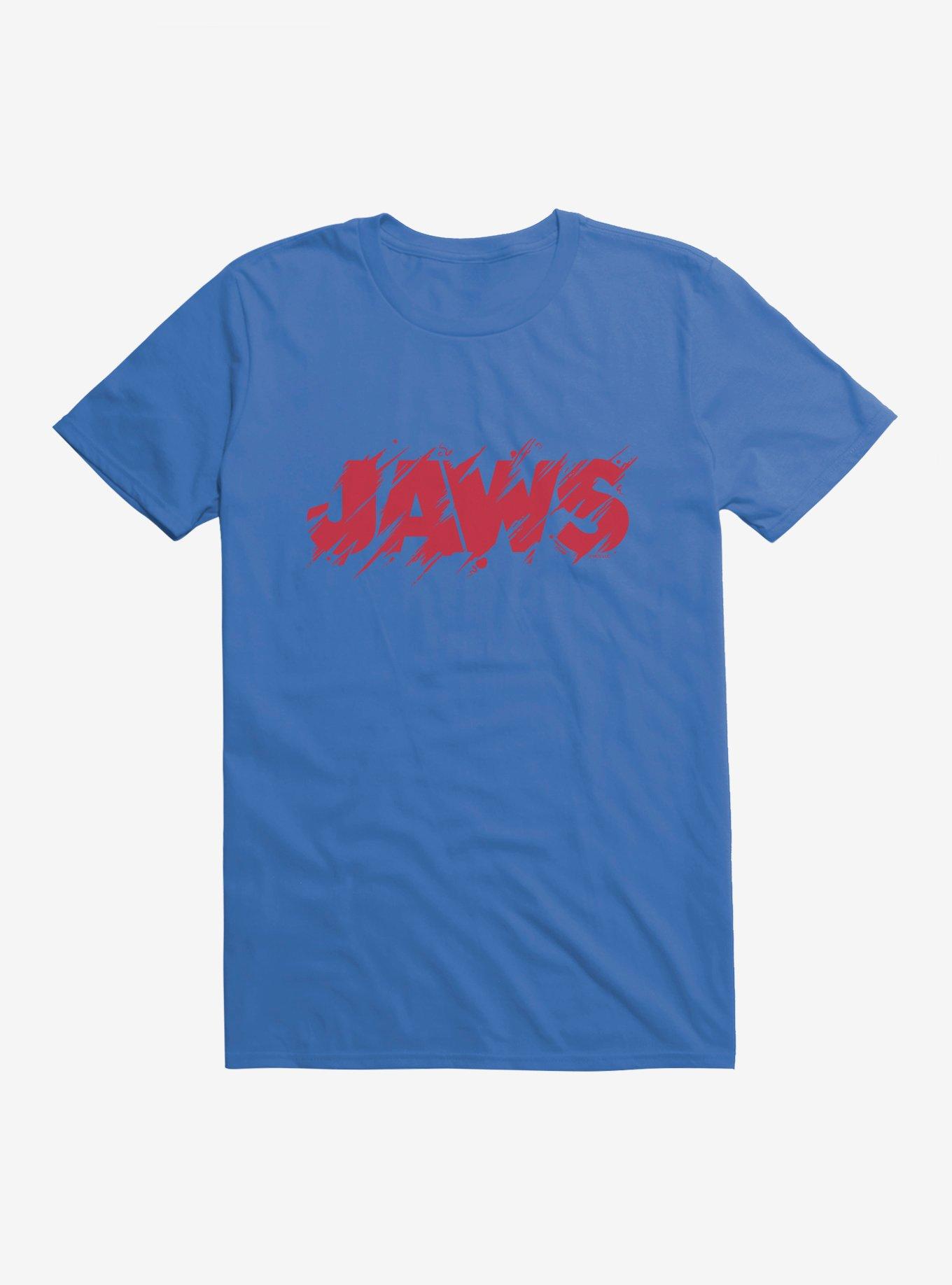 Jaws Classic Thrash Title Script T-Shirt | Trending Graphic Tee For Fans