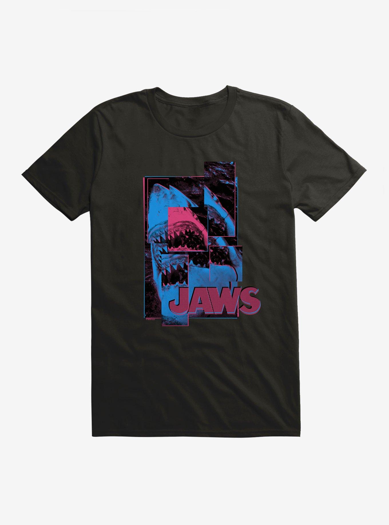Jaws Danger Scatter Art T-Shirt | Trending Graphic Tee For Fans