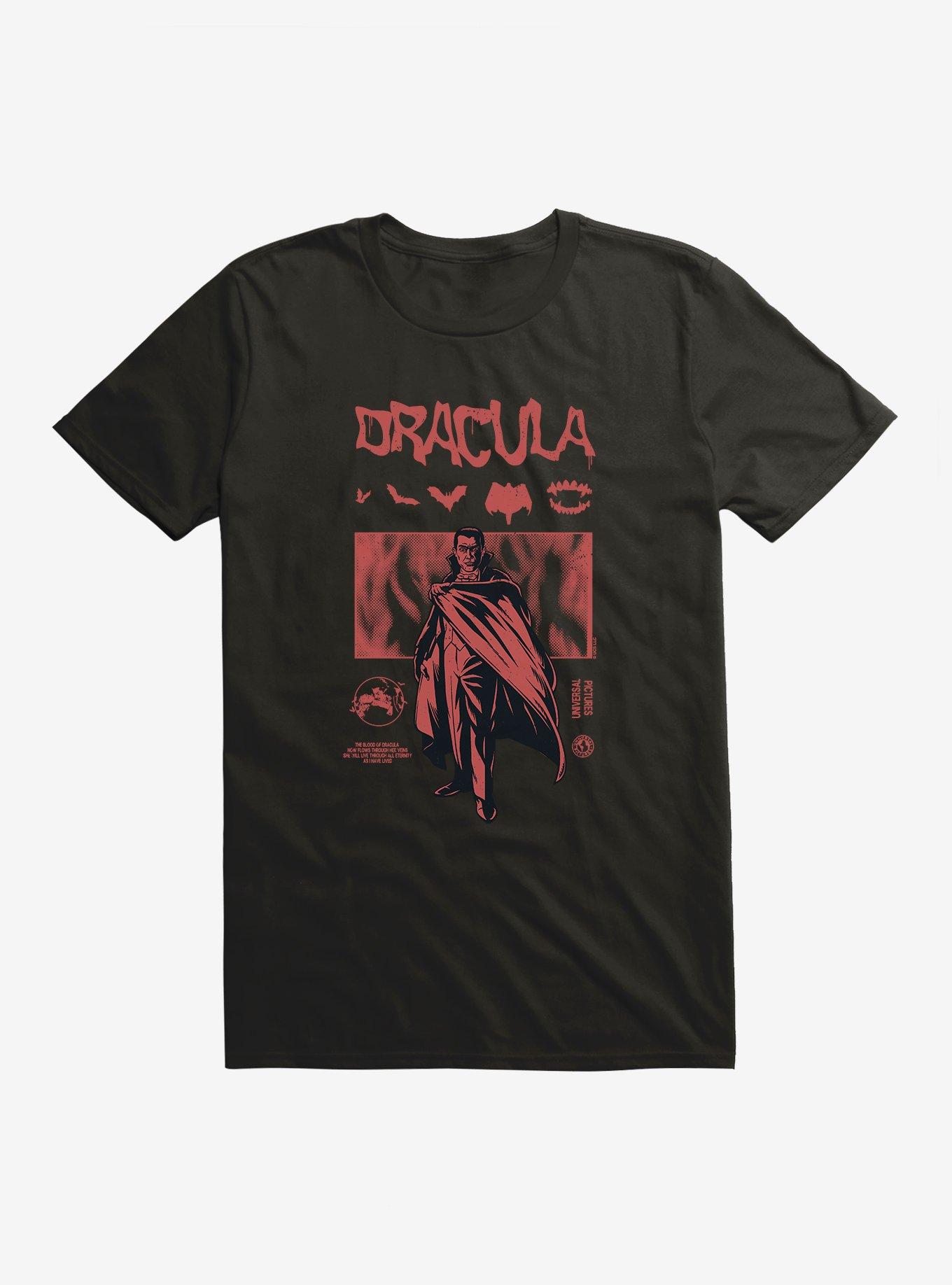 Dracula Icons T-Shirt | Trending Graphic Tee For Fans